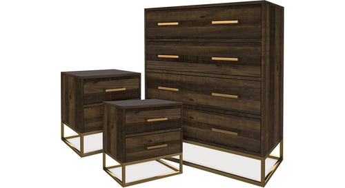Haze Tallboy & Bedsides x 2 Haze Tallboy & Bedsides x 2